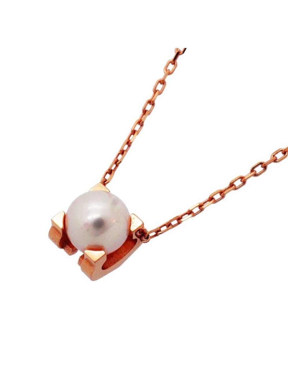 Cartier Necklace C de Cartier 18k Pink Gold Pearl